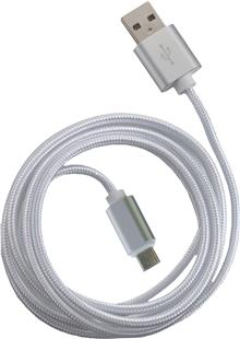 PETER JÄCKEL FASHION 1,5m USB Data Cable White für Micro-USB mit Sync- und Ladefunktion