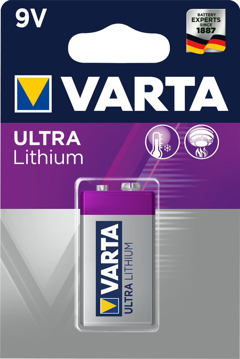 VARTA ULTRA LITHIUM 9V Block