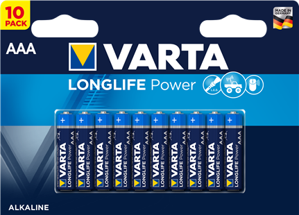 VARTA LONGLIFE Power AAA / LR03 / 10er Pack