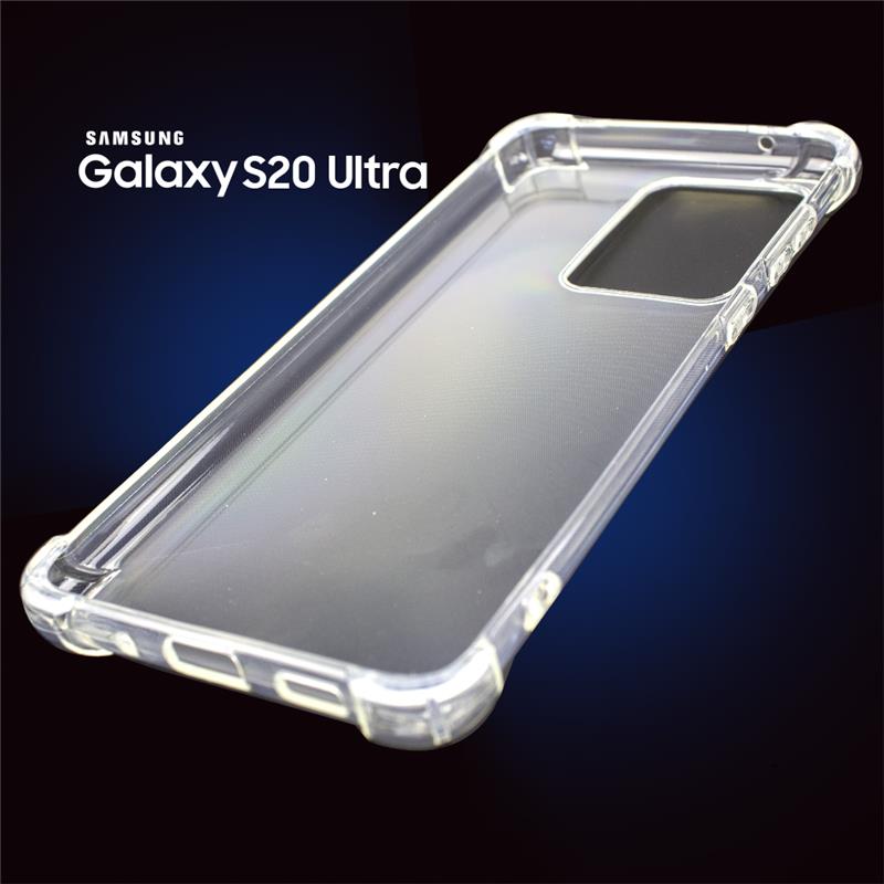 Clear TPU Case Anti-Shock - Samsung Galaxy S20 Ultra - transparent