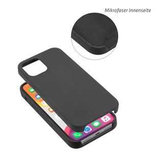 4smarts Liquid Silikon Case CUPERTINO für Apple iPhone 12 Pro Max schwarz