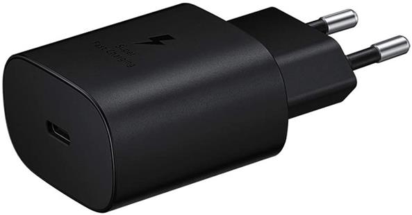 Samsung Schnellladegerät 2.0, 25W USB-C Netzteil ohne Kabel schwarz