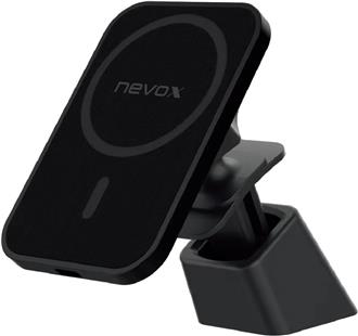 nevox Wireless Fast CAR Charger - 15Watt - kompatibel mit MagSafe, schwarz