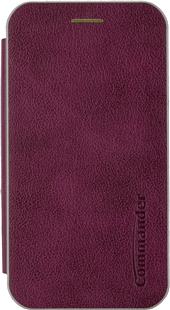COMMANDER CURVE Book Case DELUXE für Samsung Galaxy S22 Elegant Royal Bordeaux