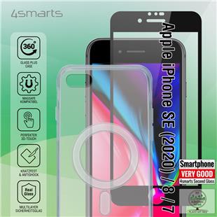 4smarts Starter Set m. X-Pro Full Cover Glas, Montagerahmen, UltiMagHülle für Apple iPhone SE2022