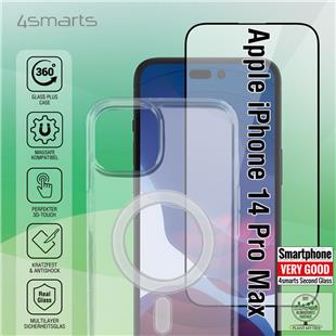 4smarts 360° Starter Set m. X-Pro Full Cover Glas,Montager. u. UltiMag f. Apple iPhone 14 Pro Max