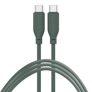 4smarts USB-C / USB-C Silikon-Kabel High Flex 60W 1,5m petrol