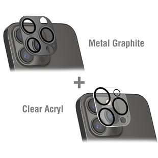 4smarts Lens Protector StyleGlass für Apple iPhone 15 Pro / 15 Pro Max 2er Set