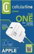 Cellularline USB Typ-C Travel Charger One 30W weiß