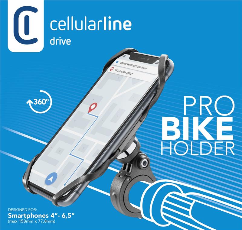 Cellularline Universal Bike Holder Rider Pro Black