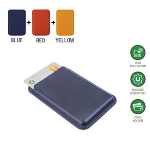 4smarts RFID Kreditkarten Hülle 3 Farben Set, MagSafe-kompatibel