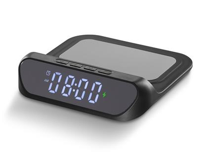 Cellularline Wireless Clock Charger Black
