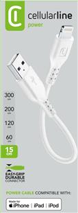 Cellularline - Power Data Cable 15 cm 