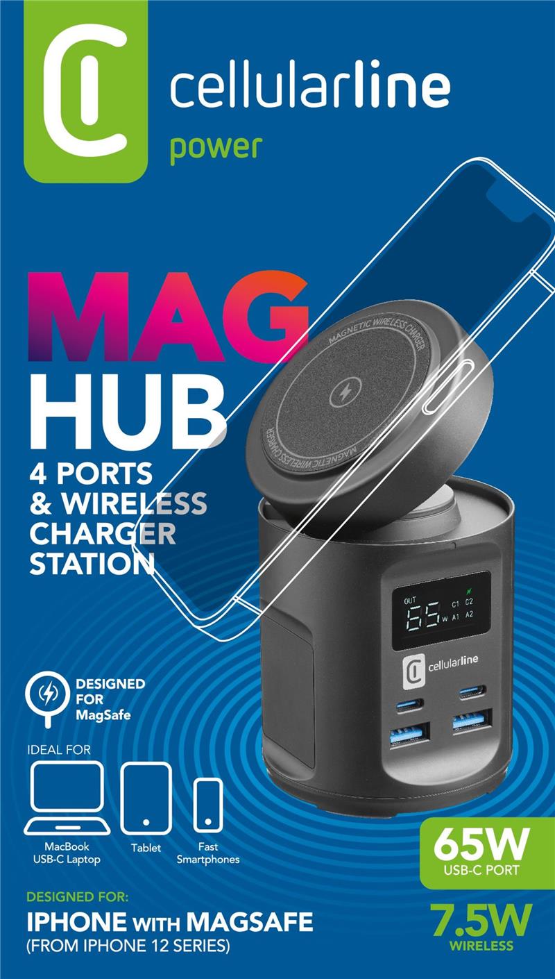 Cellularline - MAG HUB 4 Ports 