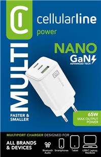 Cellularline - 3 Port Multipower 65W