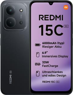 Redmi 15C 5G 128 GB - Midnight Black