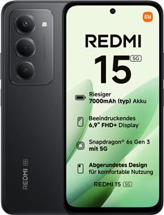 Redmi 15 256 GB - Midnight Black
