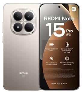 Redmi Note 15 Pro 5G 256 GB - Titanium