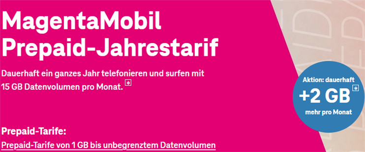 Magenta Mobile Prepaid POS_11 Jahrestarif