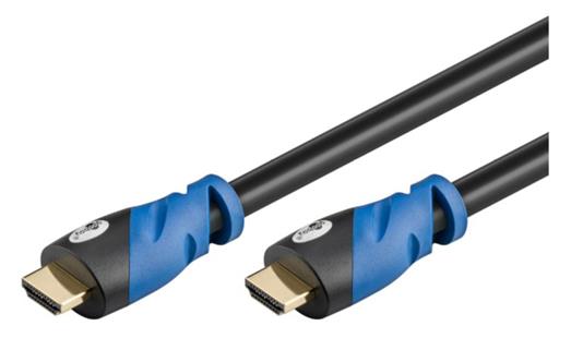 goobay Premium High-Speed-HDMI™ Kabel mit Ethernet, 1 m